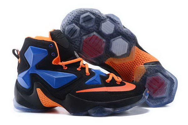 Cheap Lebron 13 Shoe Black Blue Orange Australia